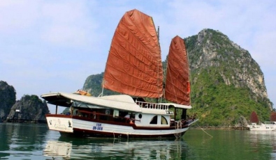 Du Thuyền Lamour Junk 1 cabin